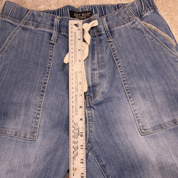 Judy Blue Jogger Blue Jeans Womens 13/31 (FITS 32 X 30) Stretch Denim JB88496 - Picture 9 of 11